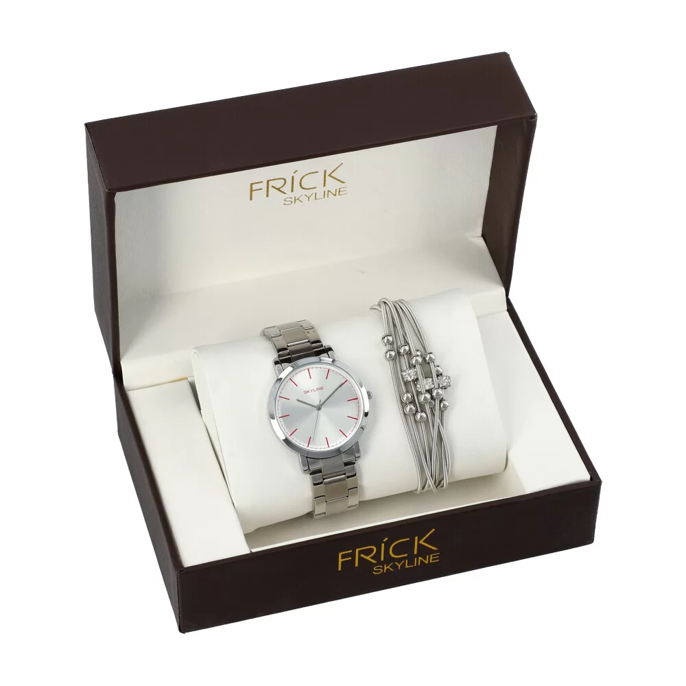 Caixa + Relógio mulher + Pulseira R2014 - ModaServerPro